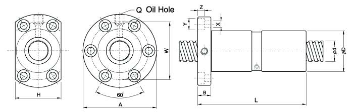 DFI6310-4、滾珠絲杠軸承