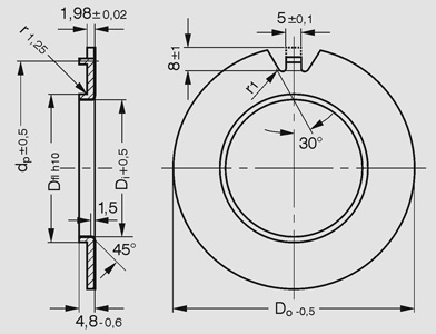 BS40DP4英制復合墊片