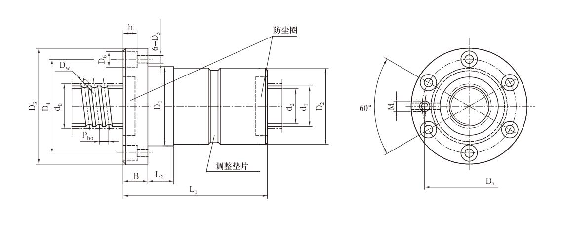 DKFZD4012-5滾珠絲杠